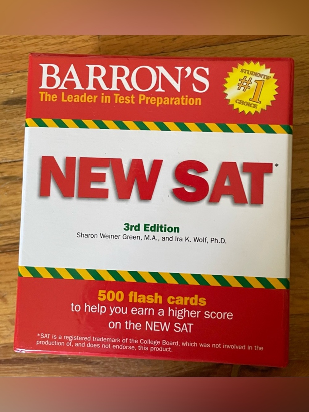 Barron’s New SAT 3rd Edition Flash Cards